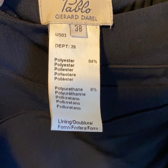 Pablo Gerard Darel | Navy MIDI 100% Polyester Skirt - Picture 2 of 7